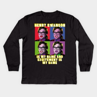 Henry Swanson Kids Long Sleeve T-Shirt